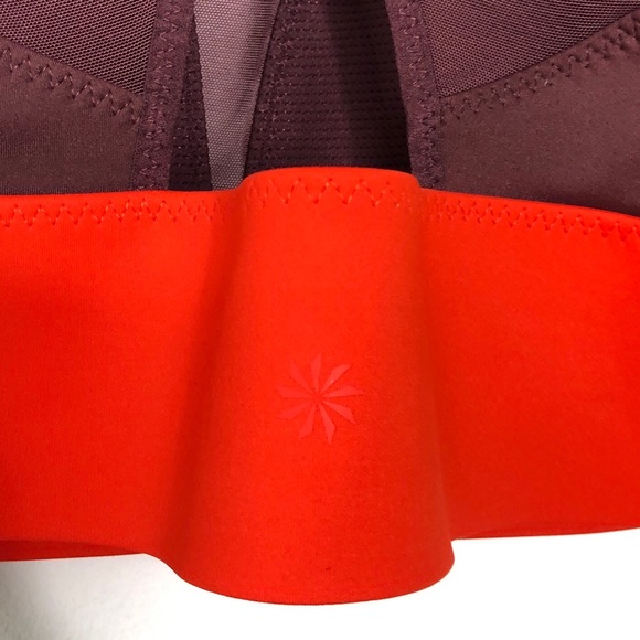 Athleta Sports Bra in Burgundy and Orange - Picture 10 of 11